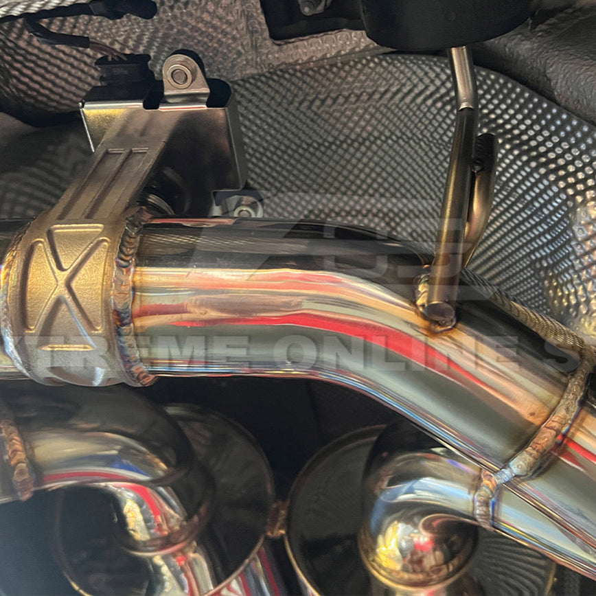 2015-20 BMW F80 M3 F82 M4 | 2.5" Piping w/ 3.5 " Quad Tips Axle Back Exhaust