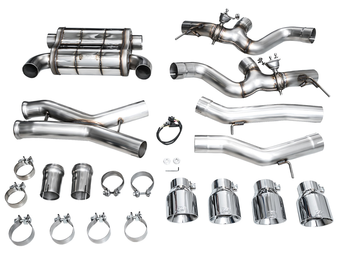 AWE SwitchPath™ Exhaust for BMW G87 M2 - Chrome Silver Tips