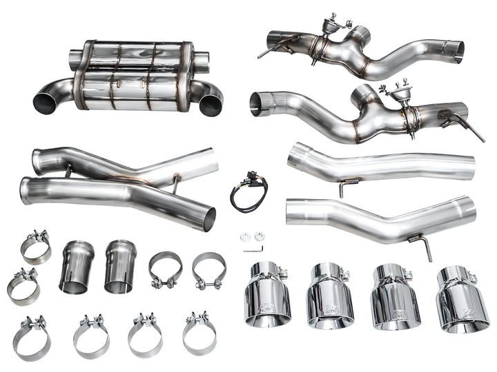 AWE SwitchPath™ Exhaust for BMW G87 M2 - Chrome Silver Tips