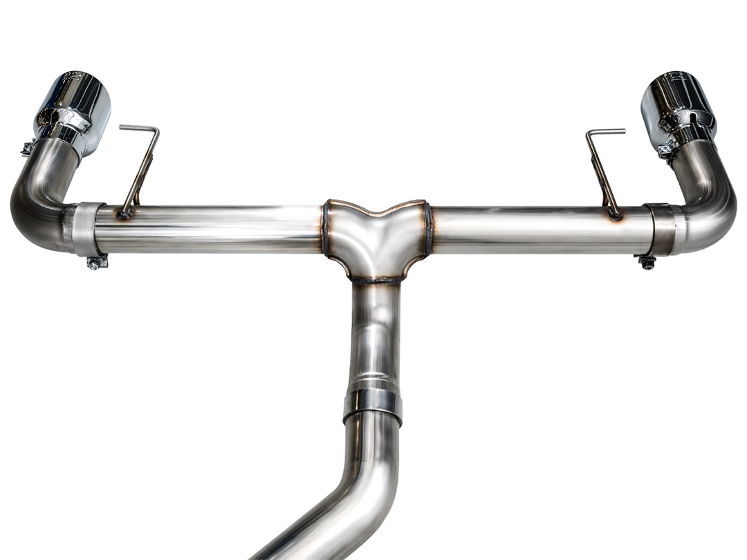 AWE Track Edition Axleback Exhaust for BMW G2X 330i/430i - Chrome Silver