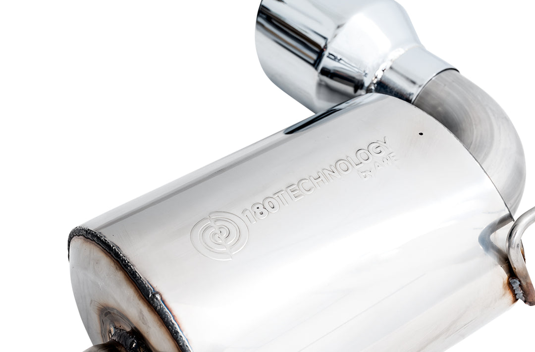 AWE Resonated Touring Edition Exhaust for A90 Supra - 5" Chrome Silver Tips