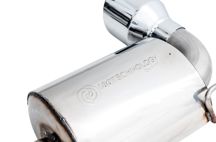 AWE Resonated Touring Edition Exhaust for A90 Supra - 5" Chrome Silver Tips