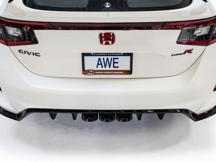 AWE Touring Edition Exhaust for FL5 Civic Type R - Triple Diamond Black Tips