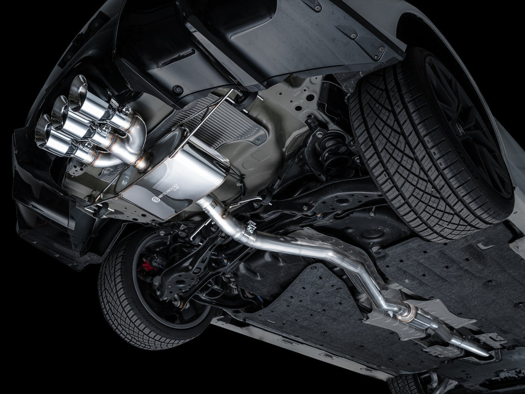 AWE Touring Edition Exhaust for DE5 Integra Type-S - Triple Chrome Silver Tips