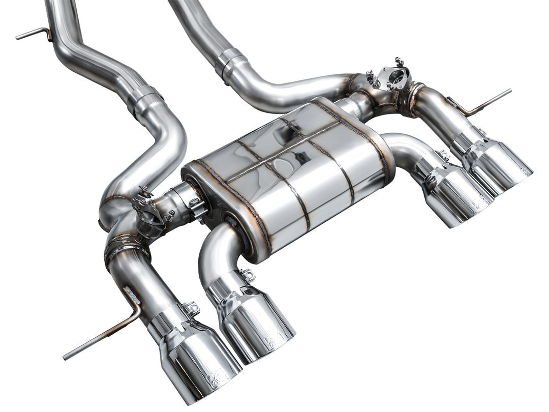 AWE SwitchPath™ Exhaust for BMW G87 M2 - Chrome Silver Tips