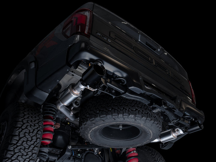 AWE SwitchPath™ Exhaust for Gen 3 Raptor R - Diamond Black Tips