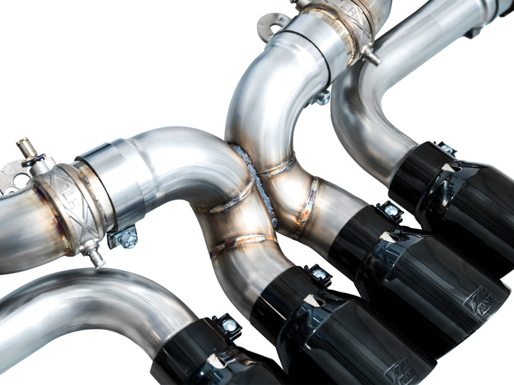 AWE SwitchPath Exhaust for C8 Corvette Z06 - Diamond Black Tips