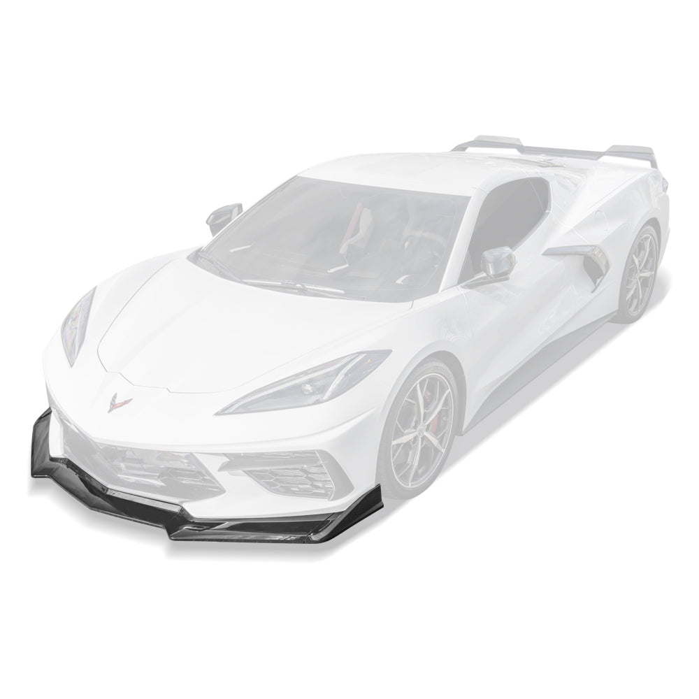 Corvette C8 Stingray Front Splitter [5-Piece Extended Version]