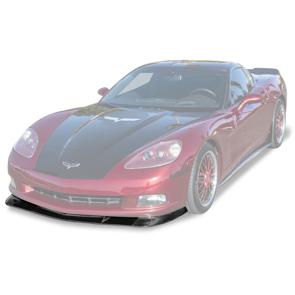 Corvette C6 Base Extended Front Splitter Lip | ZR1 Conversion Package