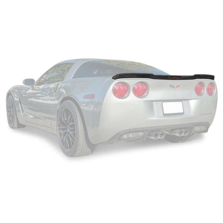Corvette C6 ZR1 DRY CARBON FIBER Conversion Rear Trunk Spoiler outlet C-29 SPOILER-027-BKCF-C-29