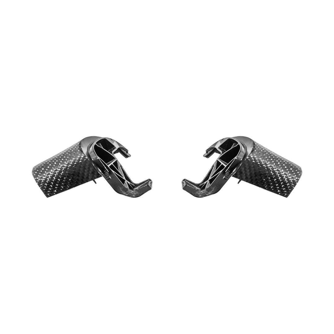 Corvette C6 Dry Carbon Fiber Steering Wheel Button Control Bezel Covers Carbon Fiber BC-C6-0513-001