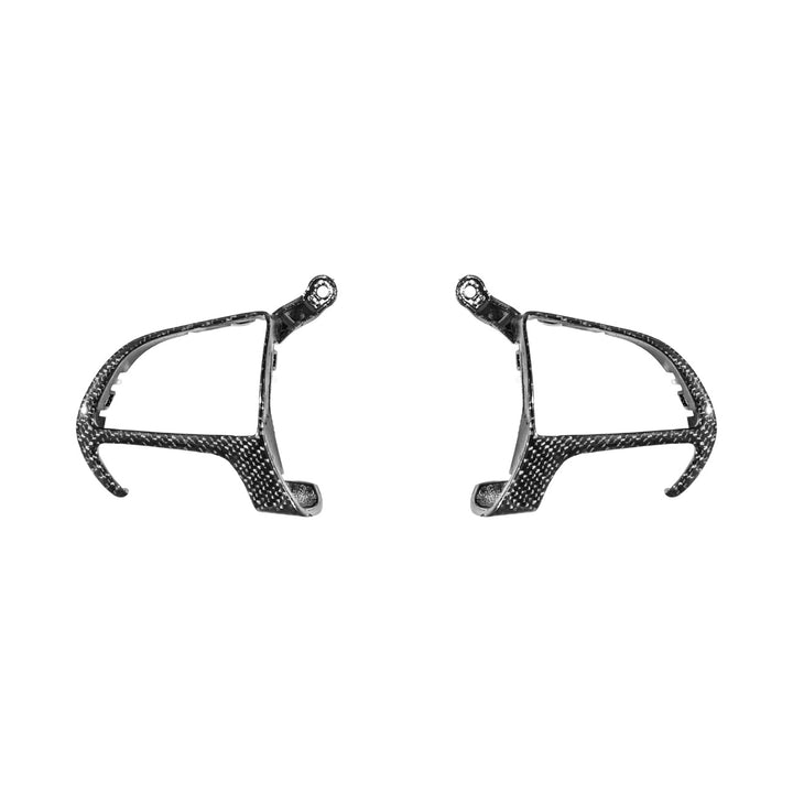 2015-Up Dodge Charger Challenger Durango Carbon Fiber Steering Wheel Button Trim Bezel Replacements Glossy 3K Twill Weave Carbon Fiber BC-DC-1524