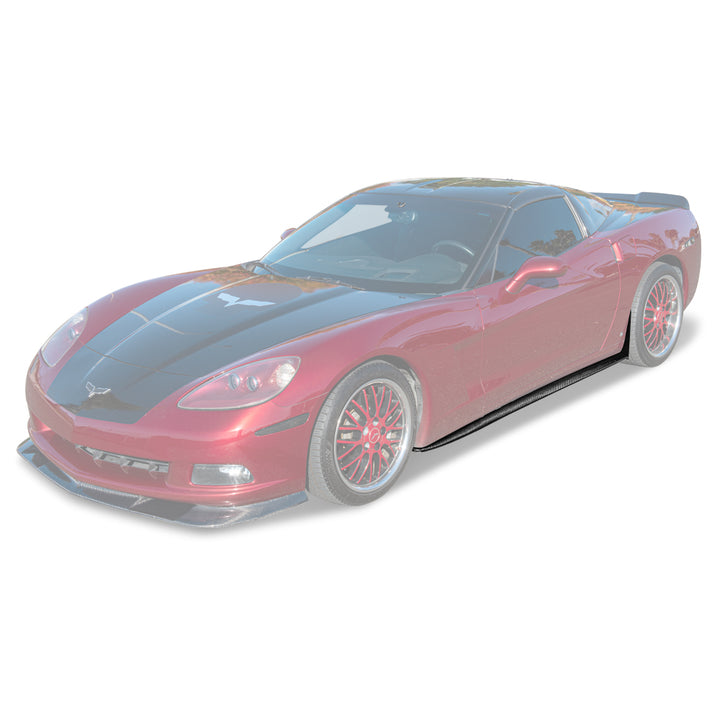 Corvette C6 Base | ZR1 Conversion Side Skirts Rocker Panels