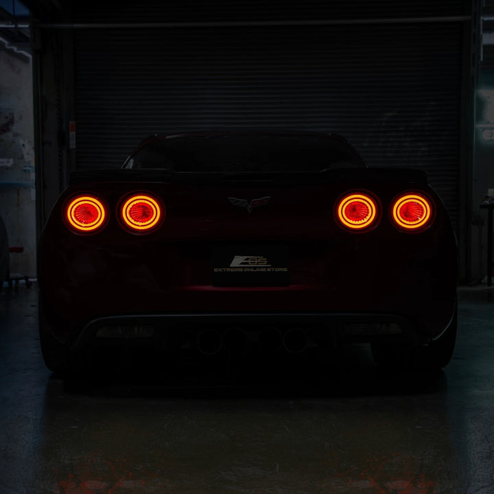 2005-2013 Chevrolet Corvette C6 Infinity Style LED Tail Lights (PRE-SALE)
