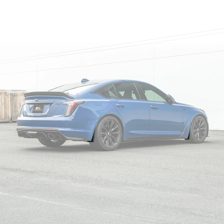 2020-Present Cadillac CT5 &amp; CT5-V Blackwing | Carbon Fiber Mud Flaps Splash Guards