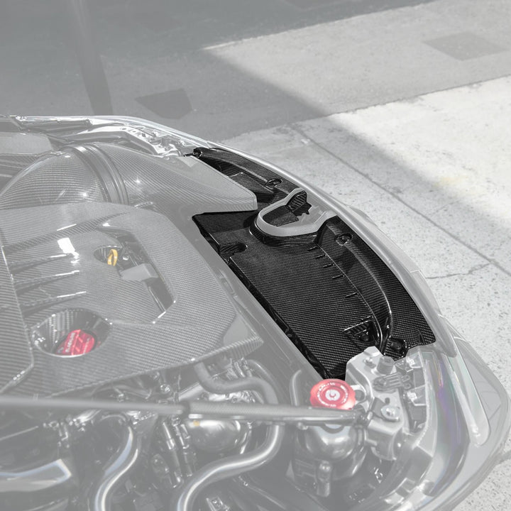 2023-Up Toyota GR Corolla Carbon Fiber Factory Style Replacement Upper Radiator Support Access Cover