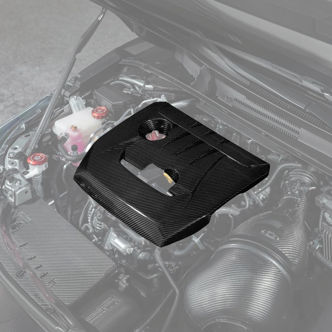 2023-Up Toyota GR Corolla Dry Carbon Fiber Factory Style Replacement Engine Cover