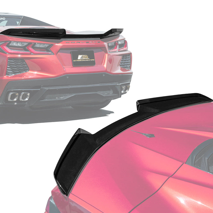 Corvette C8 Stingray | Z06 Style Wickerbill Rear Trunk Spoiler
