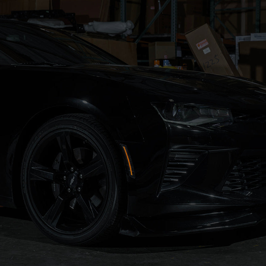 2016-24 Chevrolet Camaro | Front Bumper Amber LED Side Marker Lights