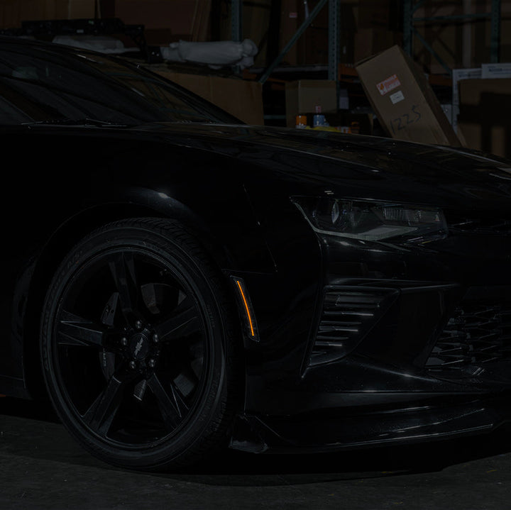 2016-24 Chevrolet Camaro | Front Bumper Amber LED Side Marker Lights