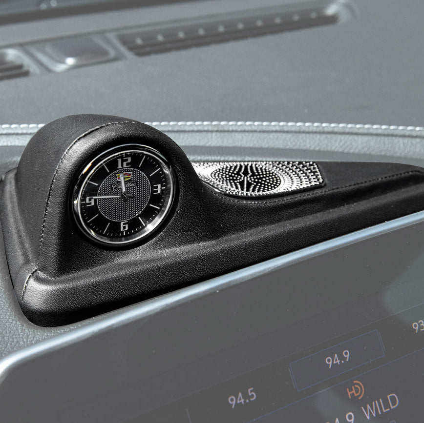 2020-24 Cadillac CT5 | Leather Dashboard Center Analog Clock &amp; Speaker Pod