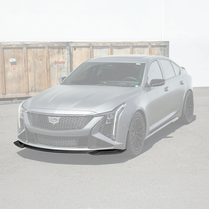 2025-Up Cadillac CT5-V Blackwing Carbon Fiber Factory Style Front Bumper Splitter Lip Replacement