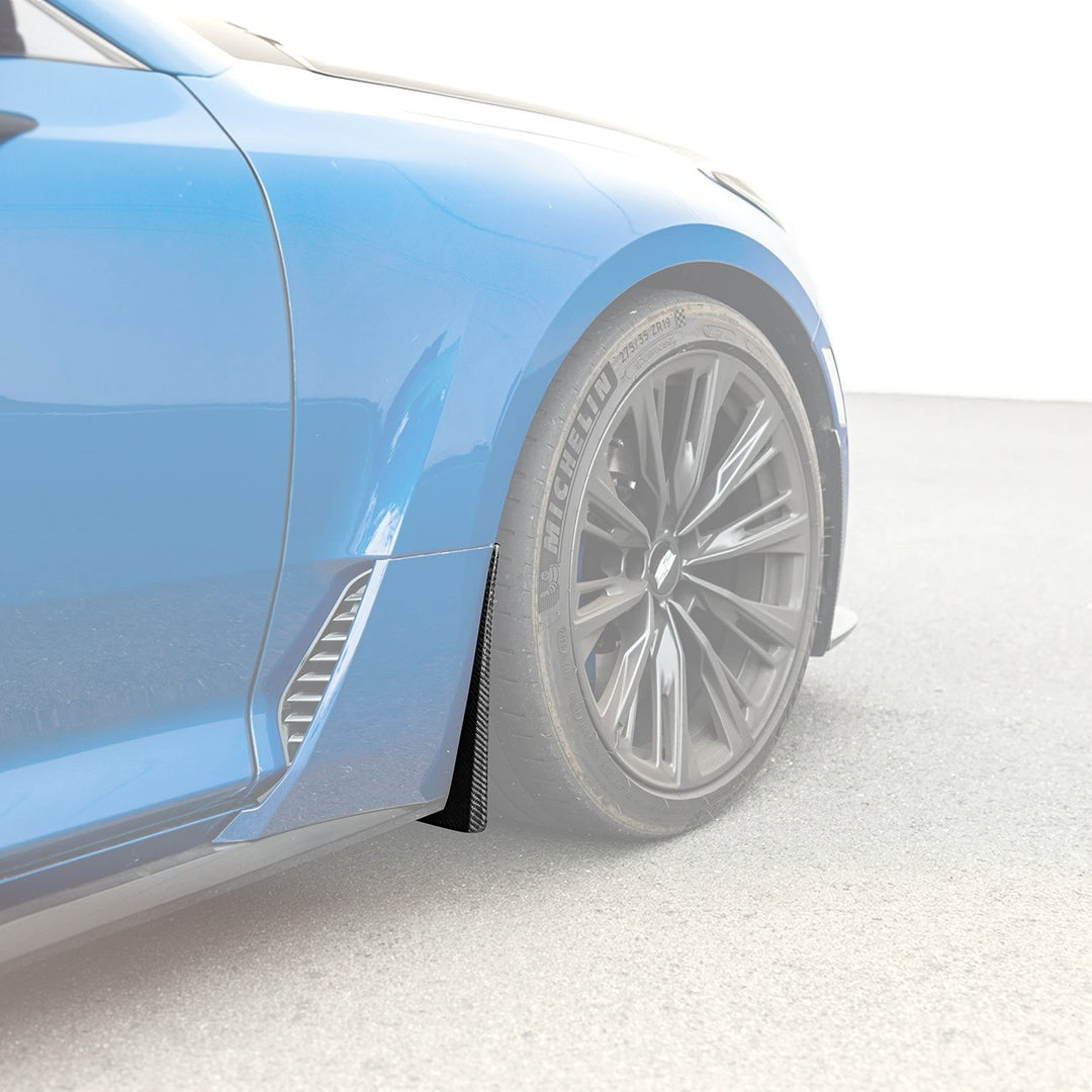 2020-Present Cadillac CT5 &amp; CT5-V Blackwing | Carbon Fiber Mud Flaps Splash Guards