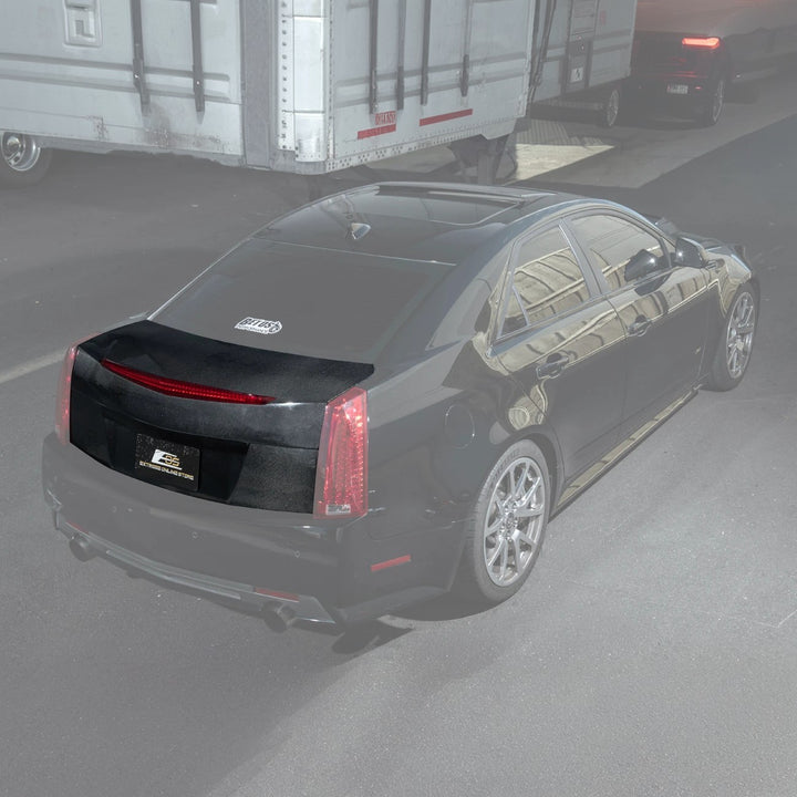 2009-14 Cadillac CTS Sedan Factory Style Carbon Fiber Rear Trunk Decklid Cover