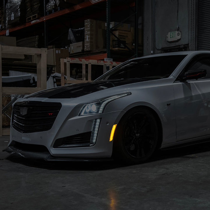2014-19 Cadillac ATS &amp; CTS | Front Bumper Amber LED Side Marker Lights