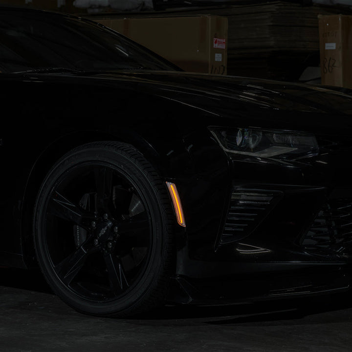 2016-24 Chevrolet Camaro | Front Bumper Amber LED Side Marker Lights
