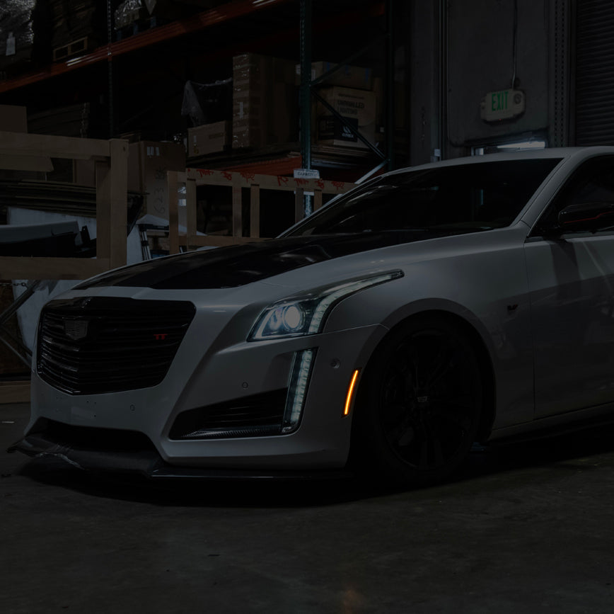 2014-19 Cadillac ATS &amp; CTS | Front Bumper Amber LED Side Marker Lights