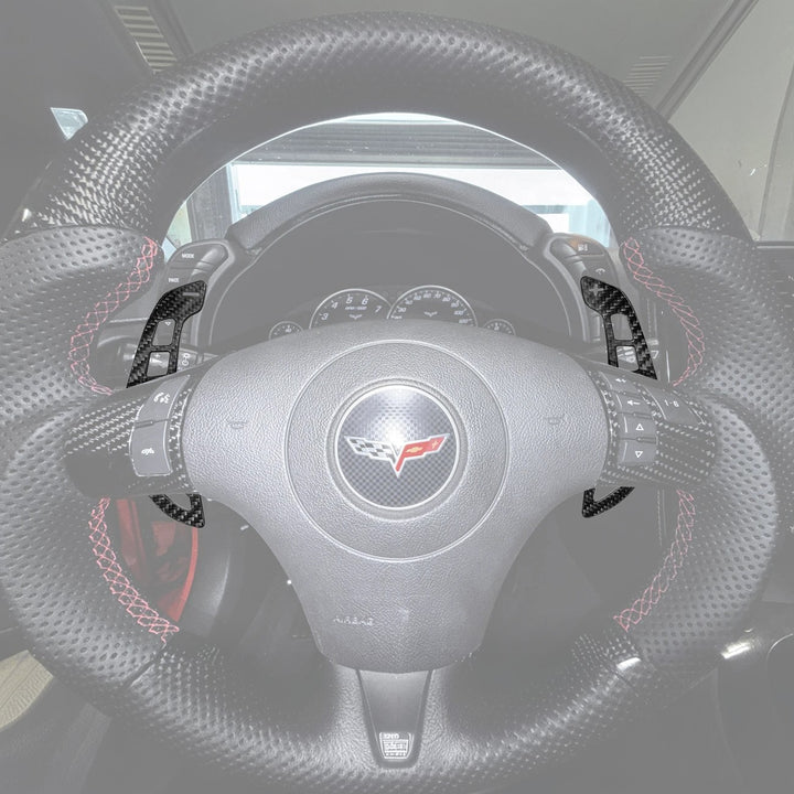 2006-2013 Corvette C6 Steering Wheel Magnetic Paddle Shifter Pair