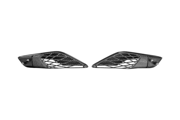 Corvette C7 DRY CARBON FIBER Rear Quarter Intake Vents