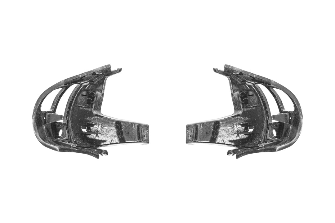 Corvette C6 Dry Carbon Fiber Steering Wheel Button Control Bezel Covers
