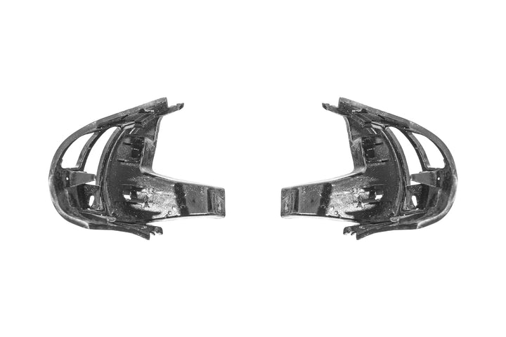 Corvette C6 Dry Carbon Fiber Steering Wheel Button Control Bezel Covers
