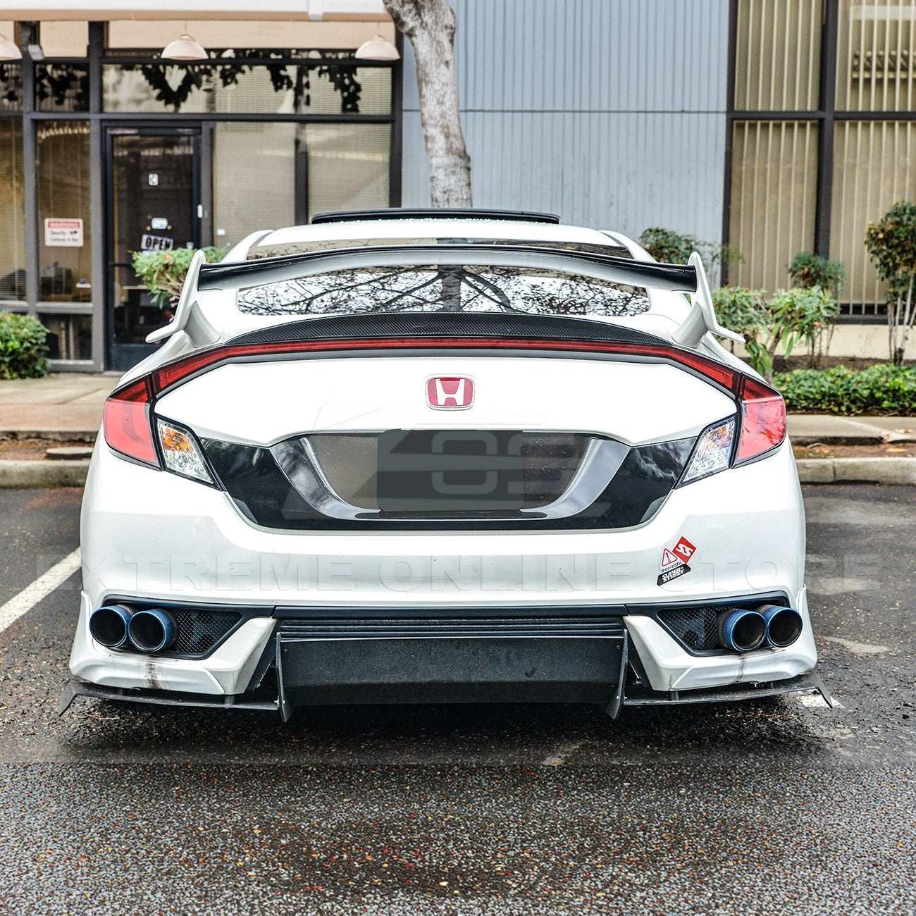 2016-20 Honda Civic Coupe Type R Conversion Rear Trunk Spoiler Kit