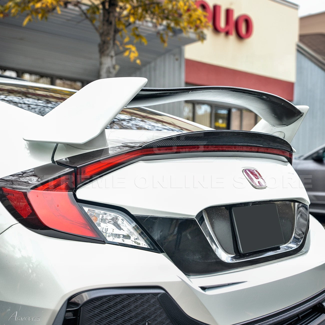 2016-20 Honda Civic Coupe Type R Conversion Rear Trunk Spoiler Kit