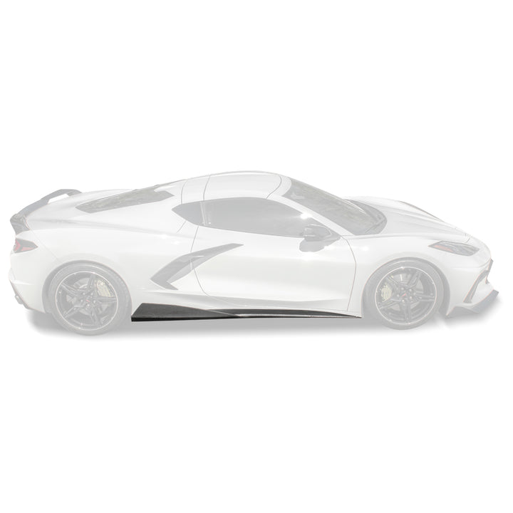 Chevrolet Corvette C8 DRY CARBON FIBER 5VM Side Skirts