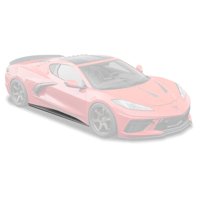 Corvette C8 EOS Performance Side Skirts
