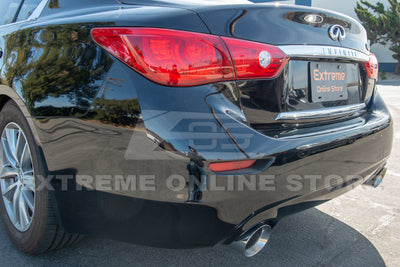 2014-Up Infiniti Q50 Muffler Delete Axle Back 4.5" Dual Tips Exhaust