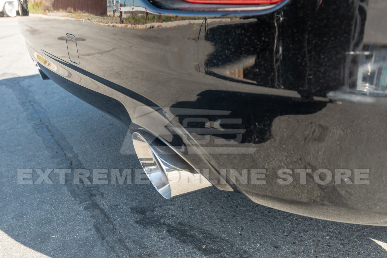 2014-Up Infiniti Q50 Muffler Delete Axle Back 4.5" Dual Tips Exhaust