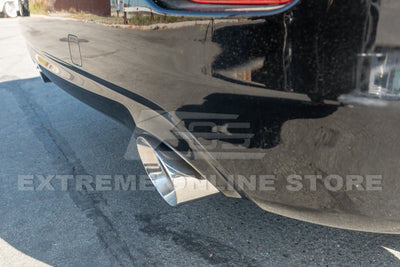 2014-Up Infiniti Q50 Muffler Delete Axle Back 4.5" Dual Tips Exhaust