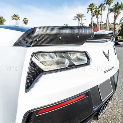 Corvette C7 Rear Spoiler Side Winglets
