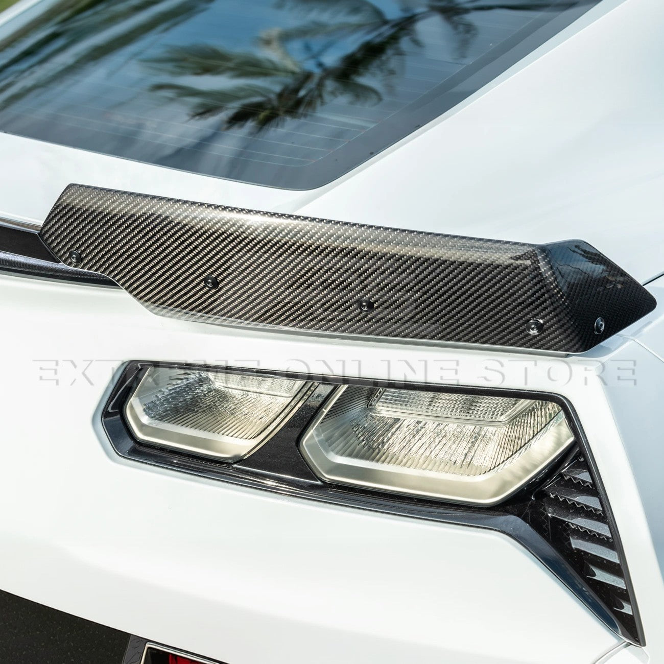 Corvette C7 Rear Spoiler Side Winglets