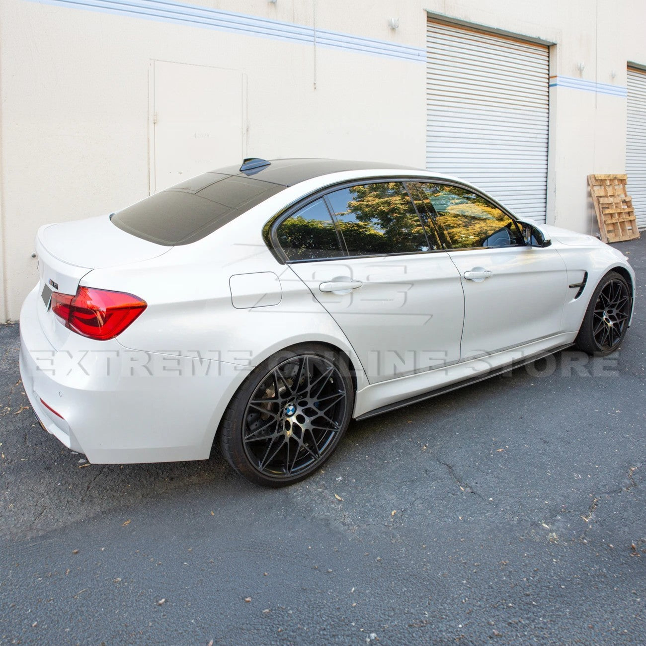 2014-20 BMW F80 M3 Extended Carbon Fiber Side Skirts Rocker Panels