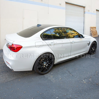 2014-20 BMW F80 M3 Extended Carbon Fiber Side Skirts Rocker Panels