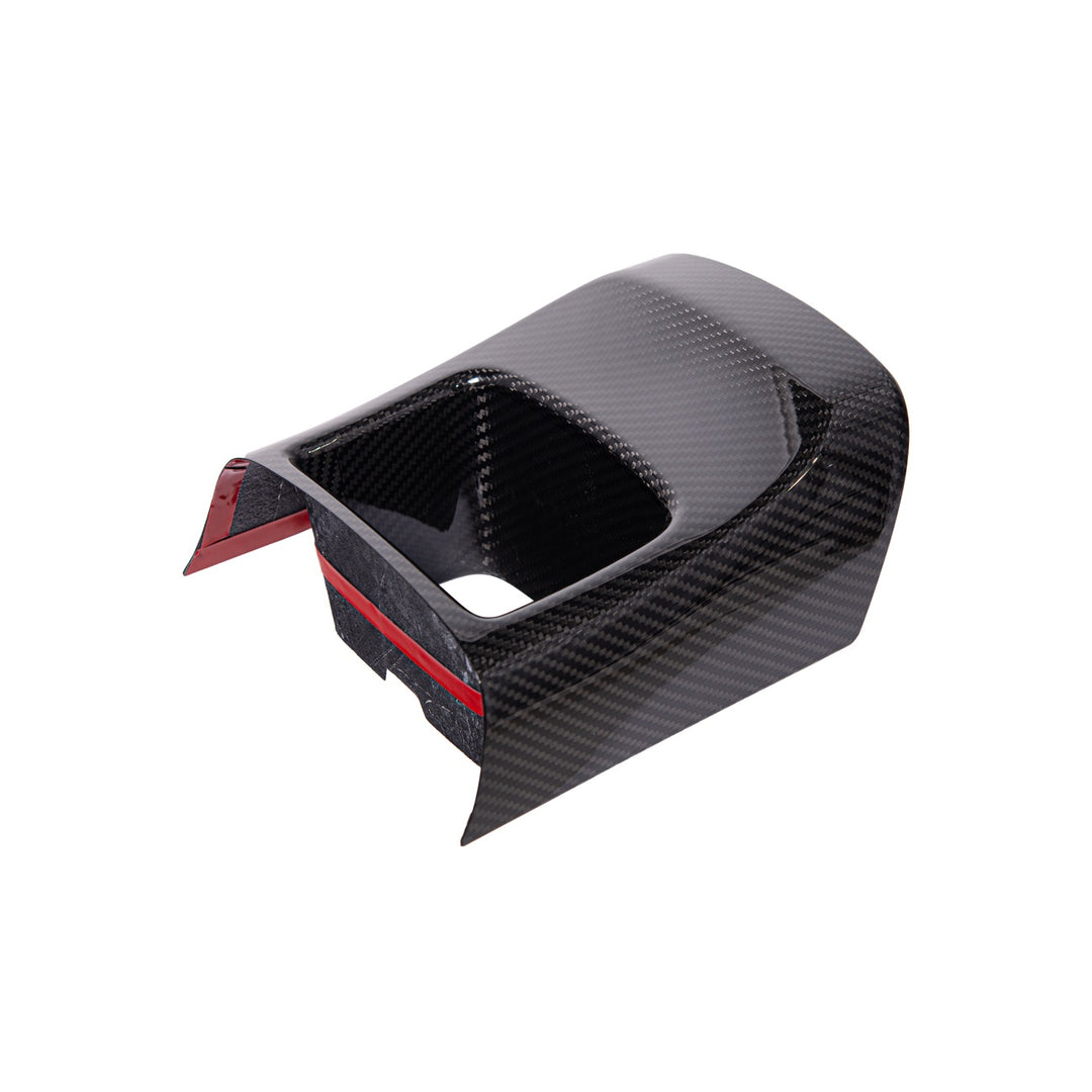 2020-Up Toyota GR Supra Carbon Fiber JDM Factory Style Rear Center Storage Compartment Cover CC-485-BKCF