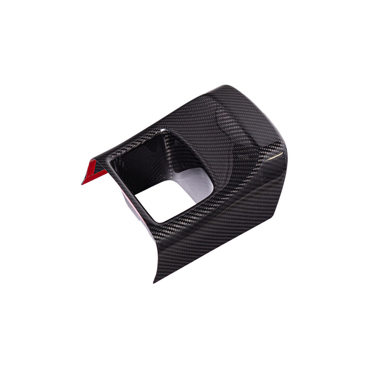 2020-Up Toyota GR Supra Carbon Fiber JDM Factory Style Rear Center Storage Compartment Cover CC-485-BKCF