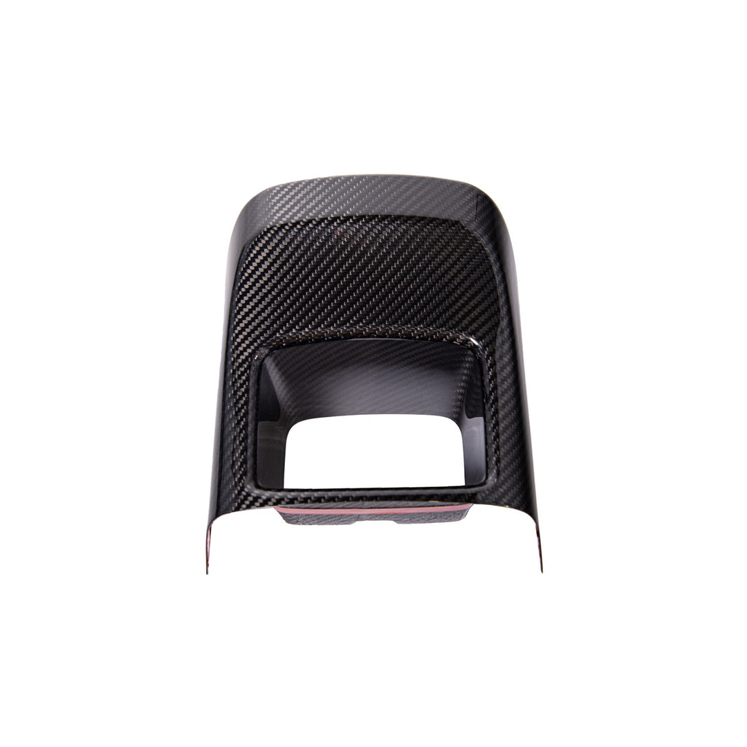 2020-Up Toyota GR Supra Carbon Fiber JDM Factory Style Rear Center Storage Compartment Cover CC-485-BKCF