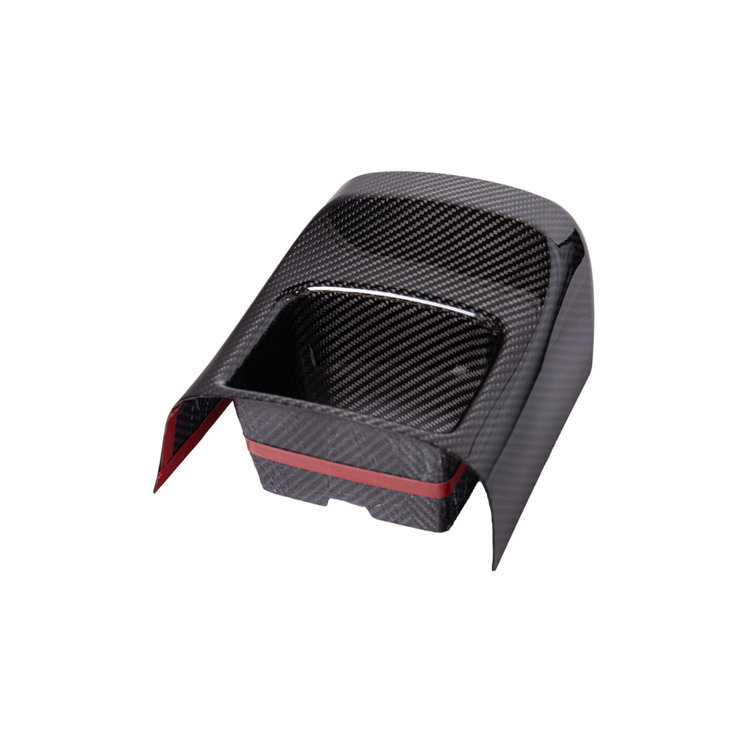 2020-Up Toyota GR Supra Carbon Fiber JDM Factory Style Rear Center Storage Compartment Cover CC-485-BKCF